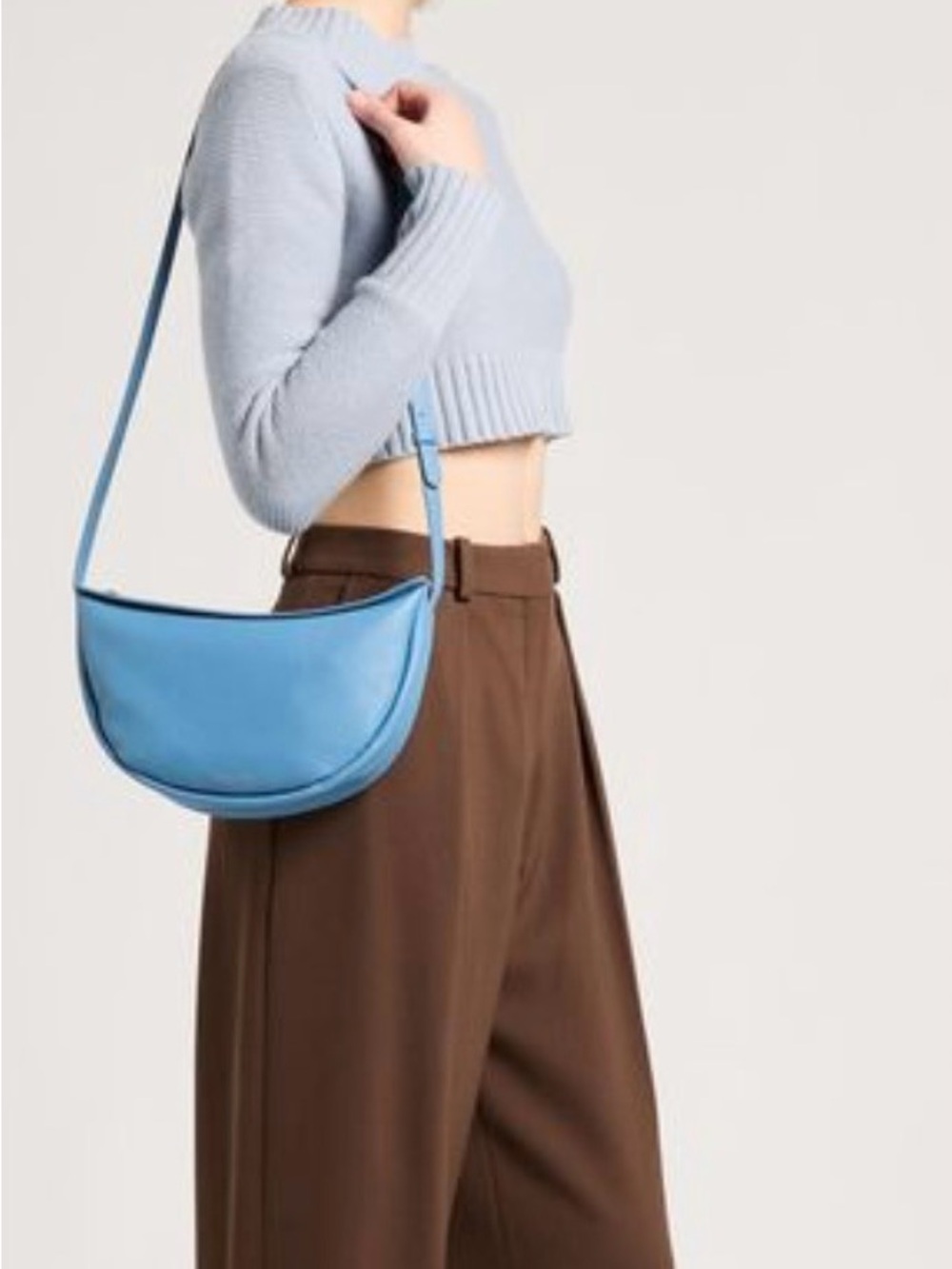 Mansur Gavriel Sky Blue Moon Sling Bag